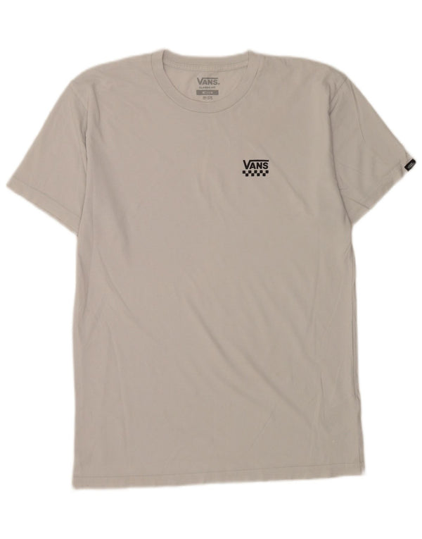 Vans Hombre Classic Fit Camiseta Top Algodón Gris Medio