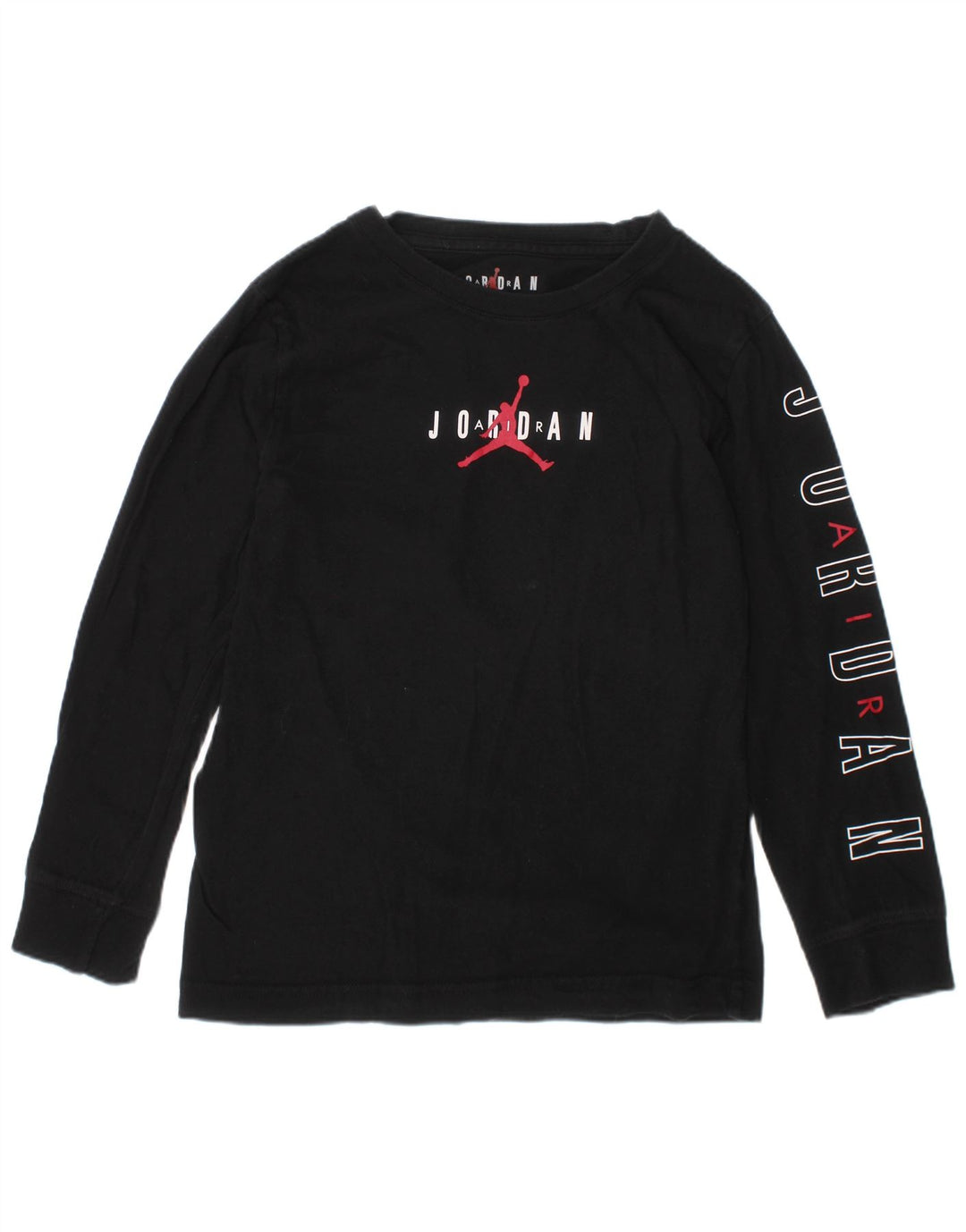 JORDAN Camiseta gráfica para niños de manga larga 6-7 años Grande Negro