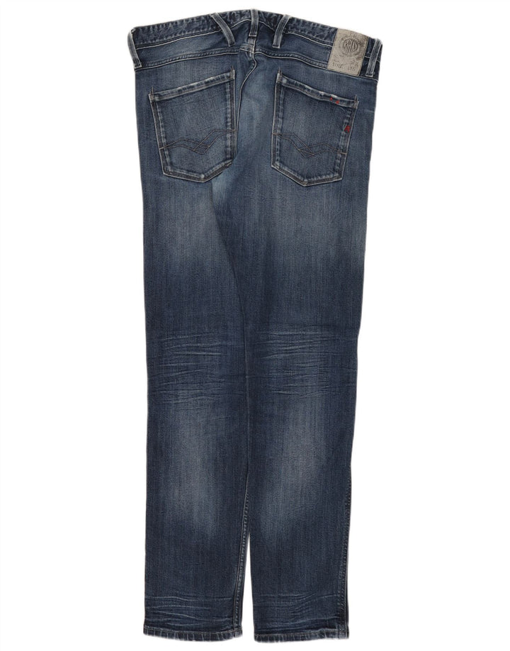 Vaqueros ajustados para mujer Replay W34 L32 Algodón azul