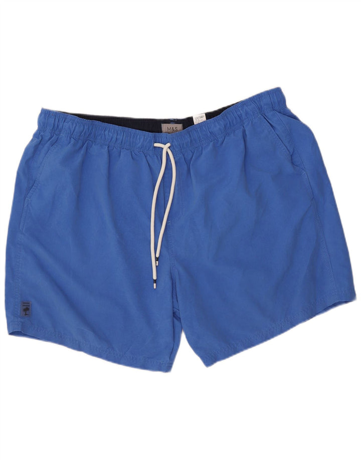 Marks & Spencer Bañador Hombre 3XL Poliéster Azul
