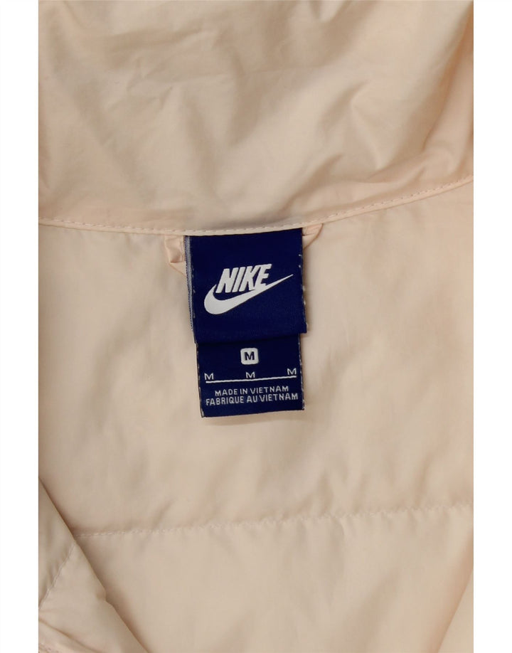 Chaleco acolchado NIKE para mujer UK 44 Poliéster beige medio