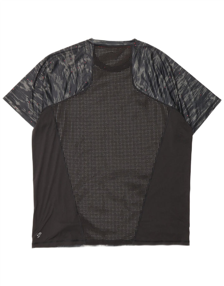 Camiseta Nike Hombre Top 2XL Negro Camuflaje Poliéster