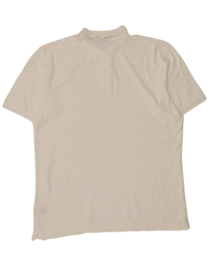 Fila Polo Hombre Blanco Grande
