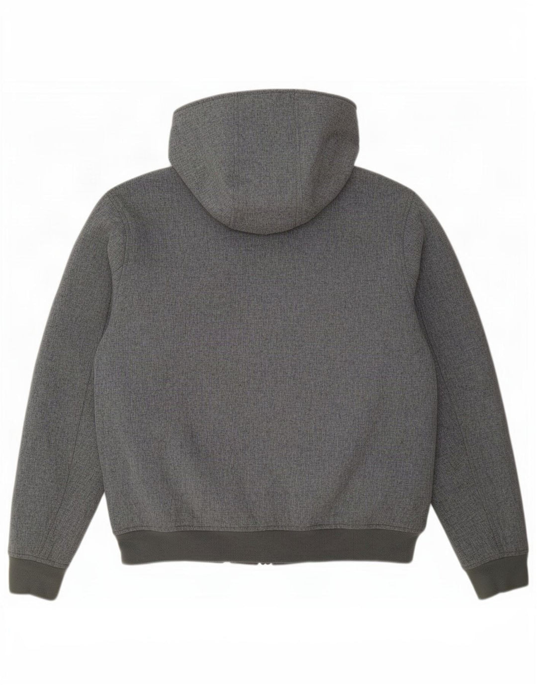 Tommy Hilfiger Suéter con capucha y cremallera para hombre Poliéster gris medio