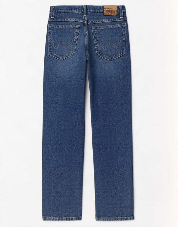 Wrangler Vaqueros Rectos Regulares Para Hombre W30 L30 Algodón Azul