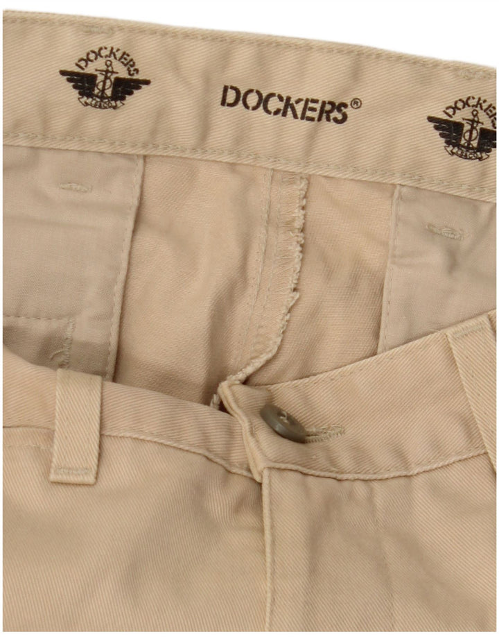 DOCKERS Pantalón chino recto para hombre W30 L31 Beige