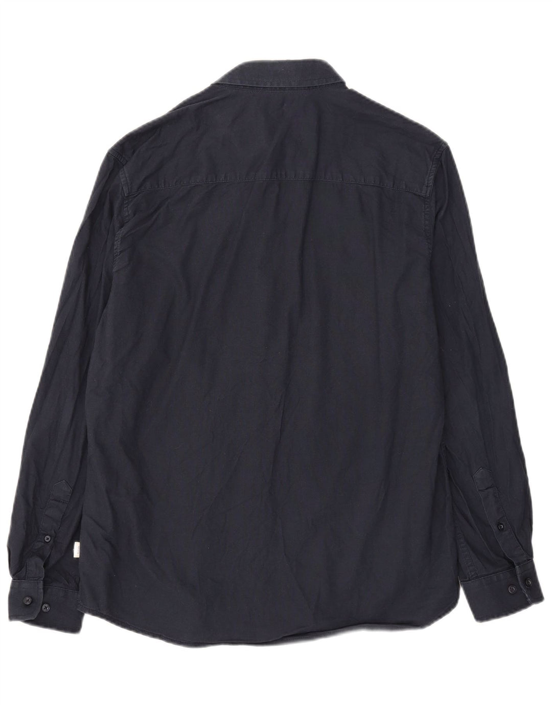 Jack & Jones Hombre Slim Shirt XL Azul Marino Algodón