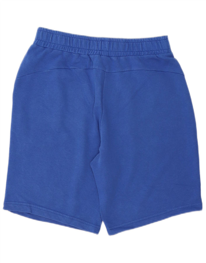 Pantalones cortos deportivos con gráficos Puma para hombre de algodón azul medio