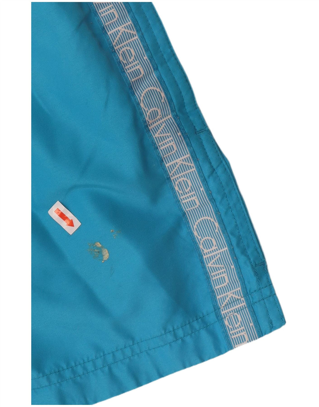 CALVIN KLEIN Bañador con estampado gráfico para hombre, talla grande, poliéster azul