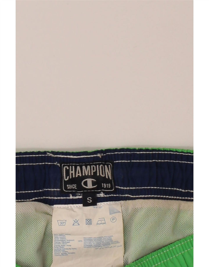 CHAMPION Mens Swimming Shorts Small Green Polyamide Vintage Champion and Second-Hand Champion from Messina Hembry 