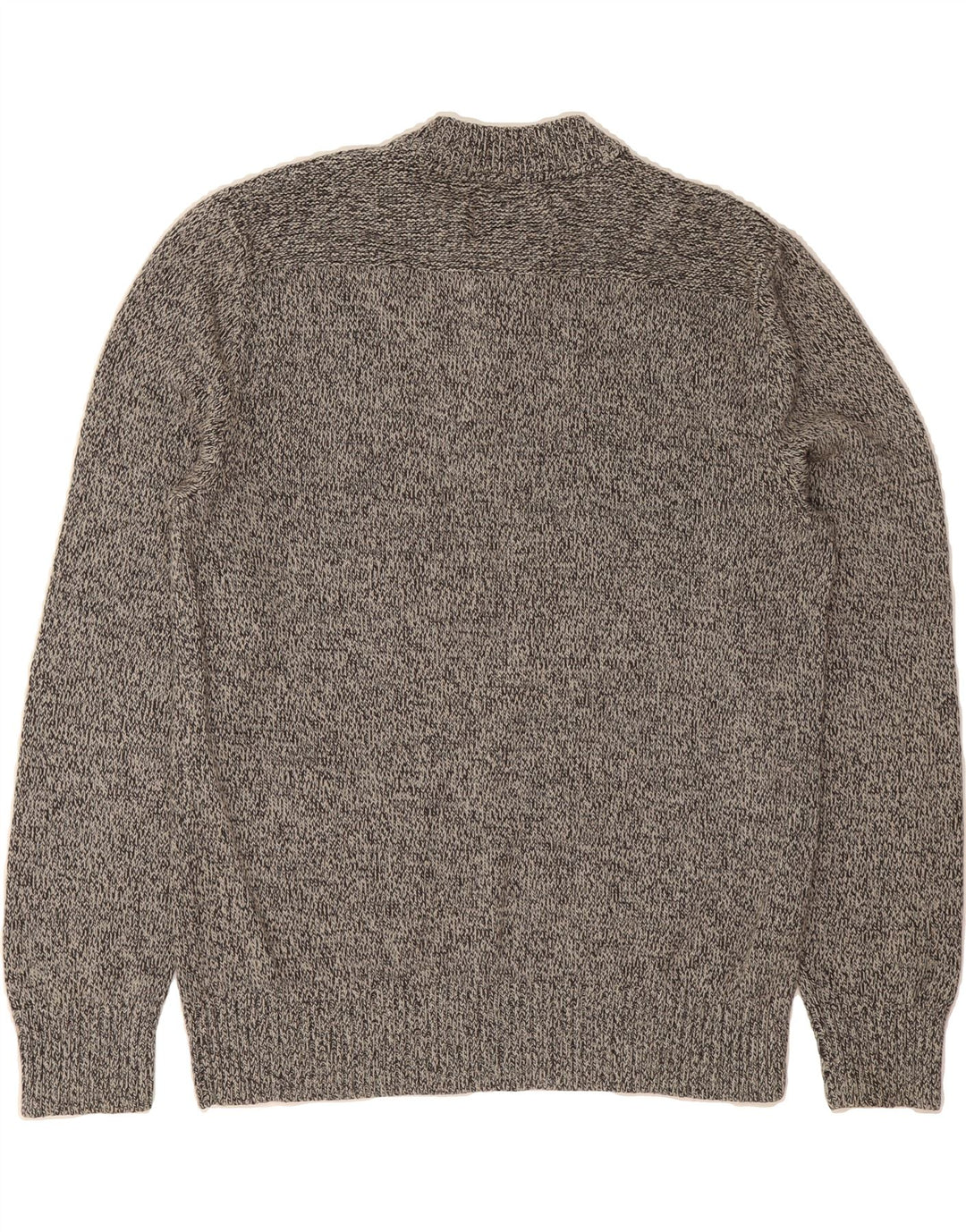 EDDIE BAUER Mens Crew Neck Jumper Sweater Large Grey Flecked Cotton Vintage Eddie Bauer and Second-Hand Eddie Bauer from Messina Hembry 