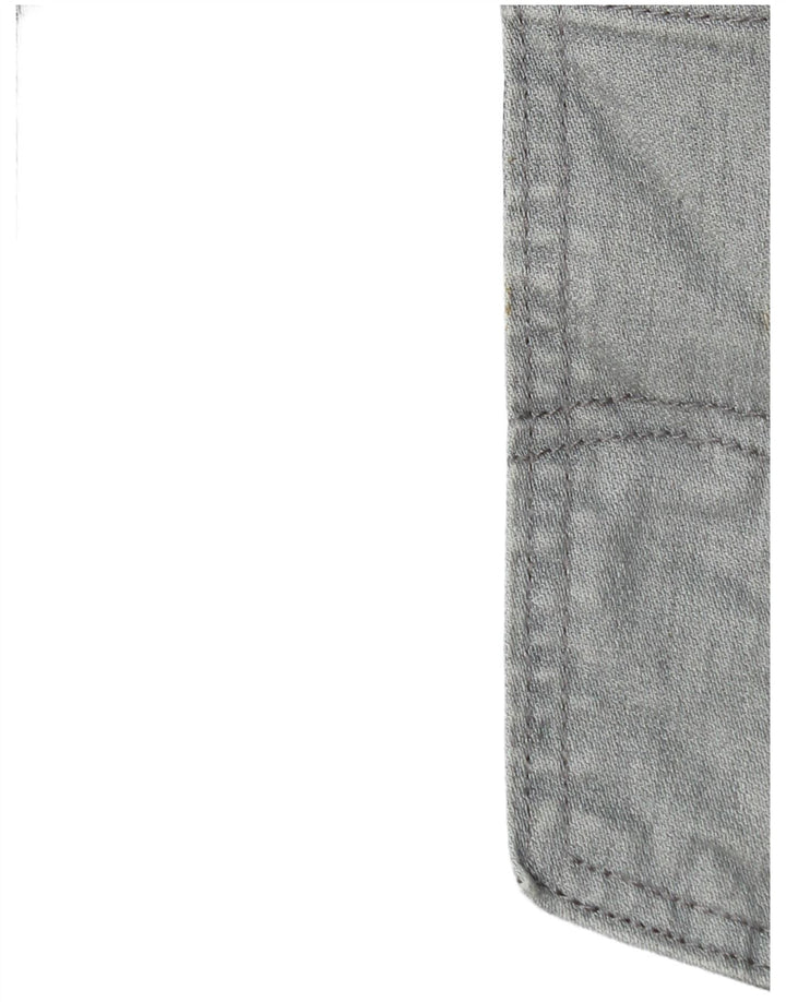 Levi's Hombre 511 Slim Jeans W34 L32 Algodón Gris