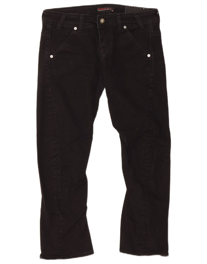 Vaqueros Guess Mujer Cropped W28 L23 Algodón Negro