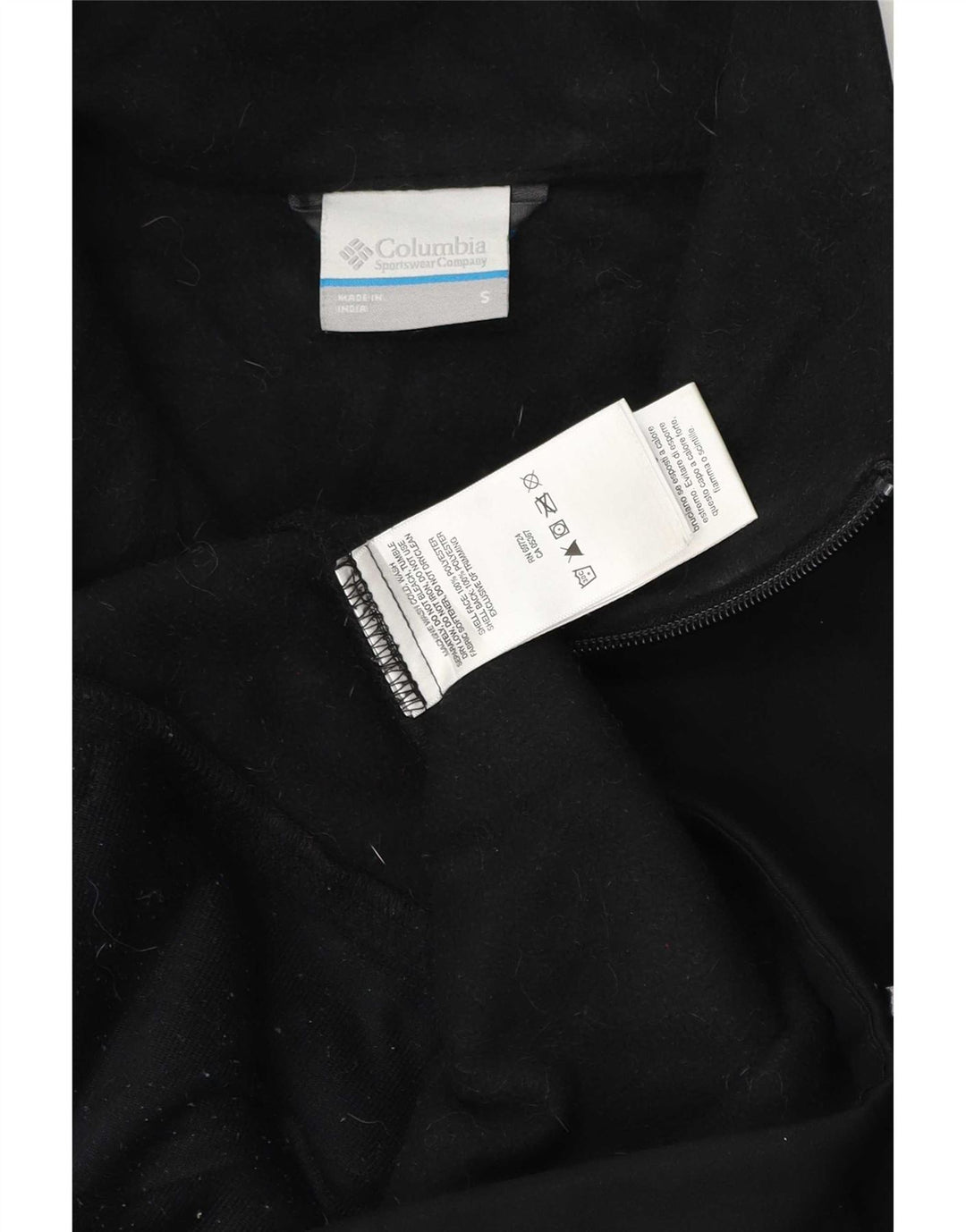 Columbia Chaqueta cortavientos para hombre UK 36 Small Poliéster negro