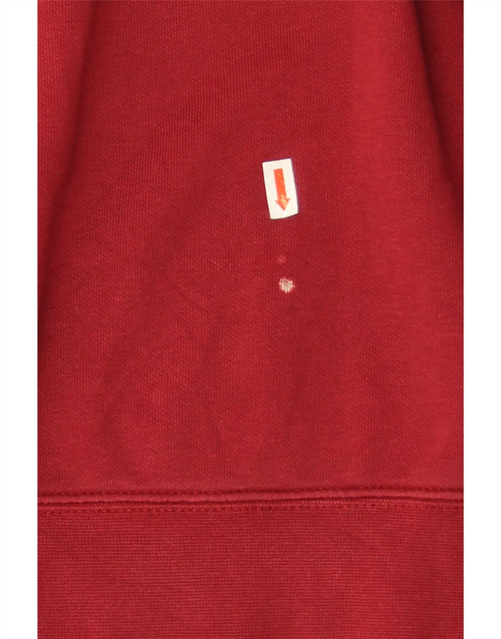 Nike Hombre Sudadera Jumper Grande Rojo Algodón