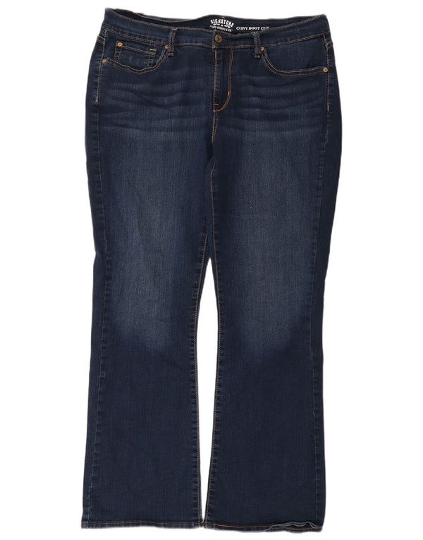 Levi's Jeans Curvy Bootcut para Mujer US 18 2XL W34 L32 Azul Marino Algodón