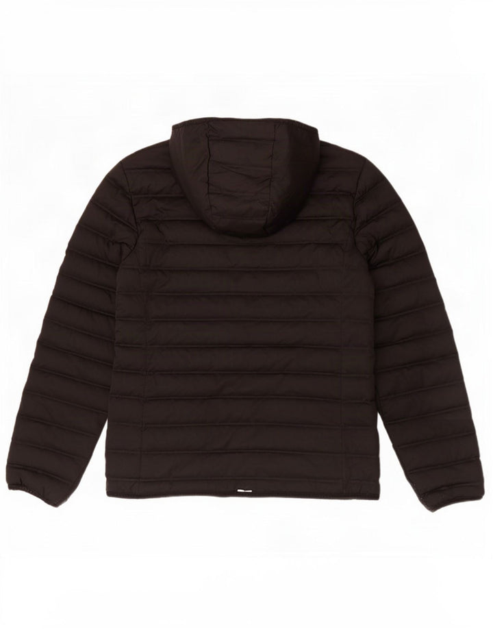 Superdry Chaqueta Acolchada Con Capucha Para Mujer UK 40 Mediano Poliéster Negro
