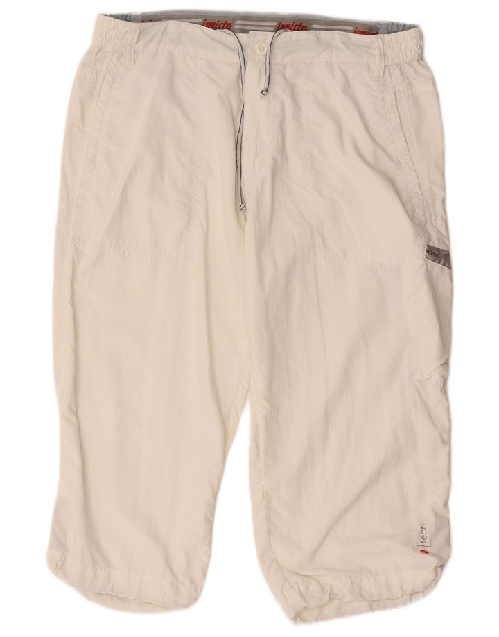 Bermudas tipo cargo para hombre Invicta Large W34 Poliamida blanca
