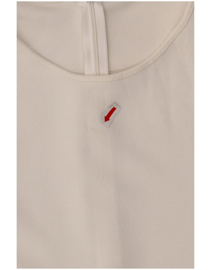 ZARA Mono corto de manga corta para mujer UK 8 Small W28 Blanco