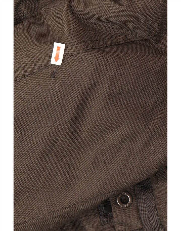 Esprit Parka con capucha para hombre, talla 38, color gris medio