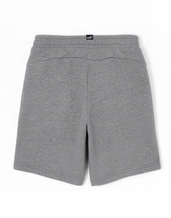 Puma Pantalones cortos deportivos para niños 7-8 años Algodón moteado gris