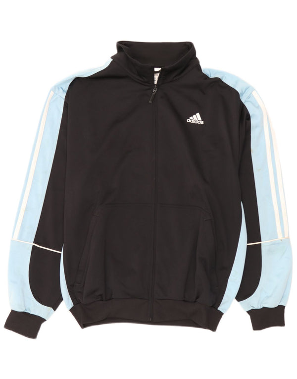 Adidas - Chaqueta de chándal para hombre, talla 40/42, color negro mediano