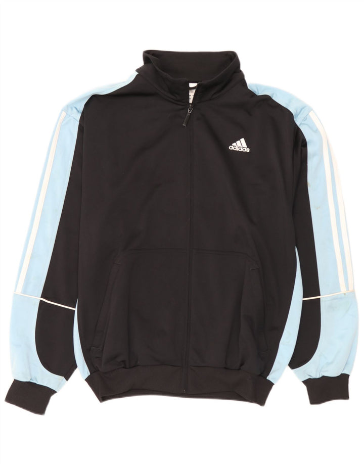 Adidas - Chaqueta de chándal para hombre, talla 40/42, color negro mediano