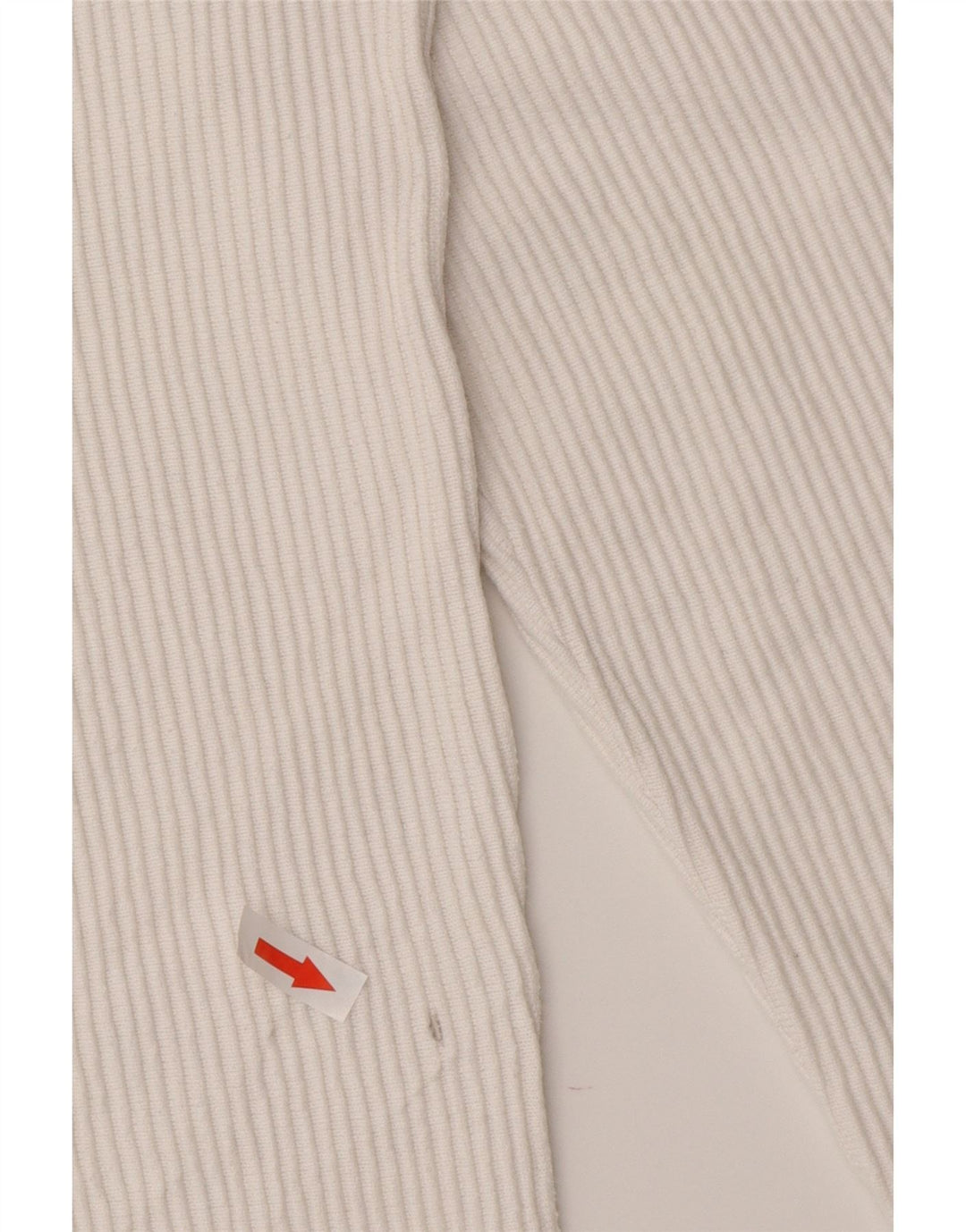 Zara Hombre Top Manga Larga Medio Blanco Algodón