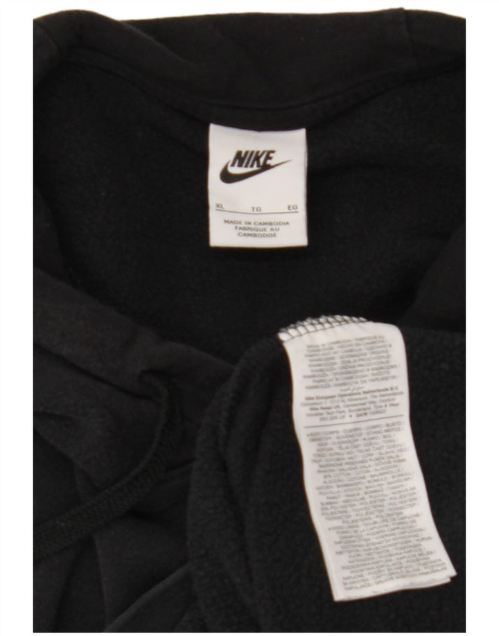 NIKE Sudadera con capucha para hombre XL Algodón negro