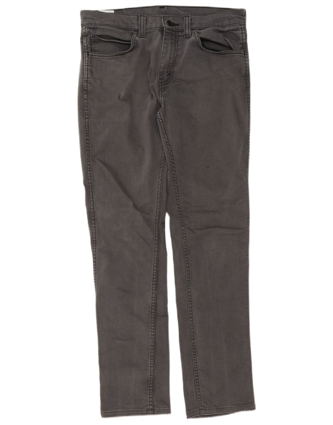 Levi's Hombre 511 Slim Jeans W32 L31 Algodón Gris
