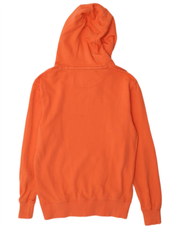 JACK WILLS Sudadera con capucha para hombre Jersey Small Naranja Algodón