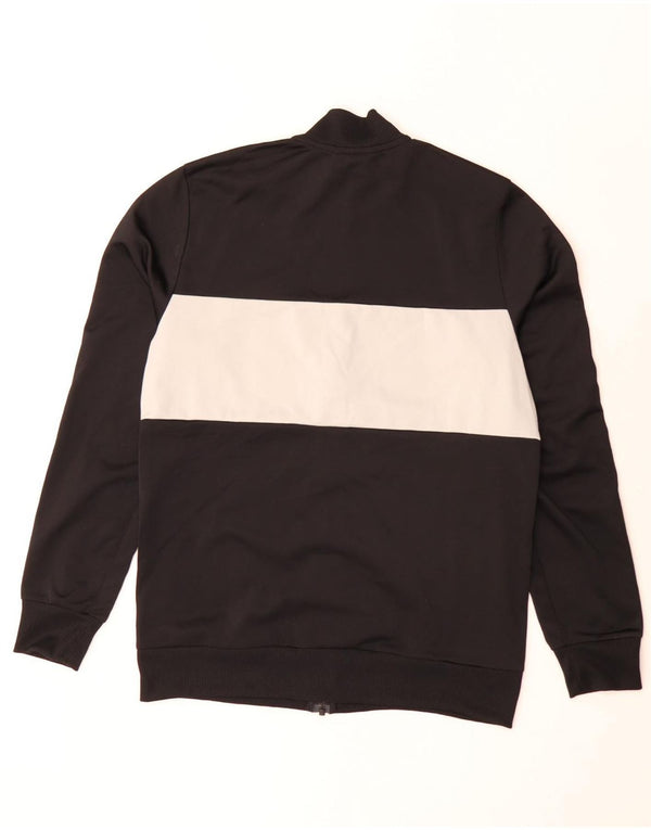 Adidas - Chaqueta de chándal para niño, 15-16 años, color negro, poliéster