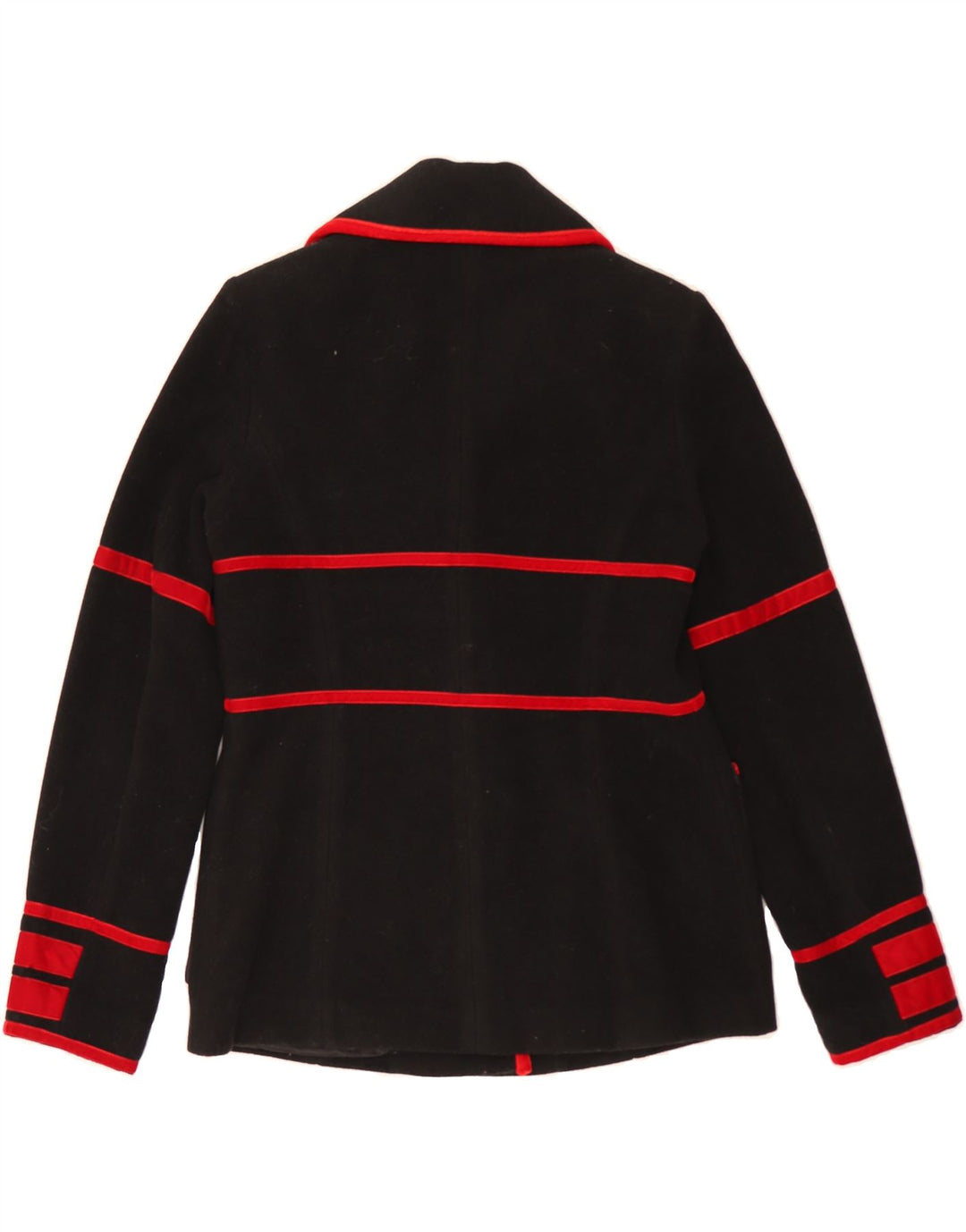 PARAPHRASE Womens 1 Button Blazer Jacket UK 10 Small Black Colourblock Vintage Paraphrase and Second-Hand Paraphrase from Messina Hembry 