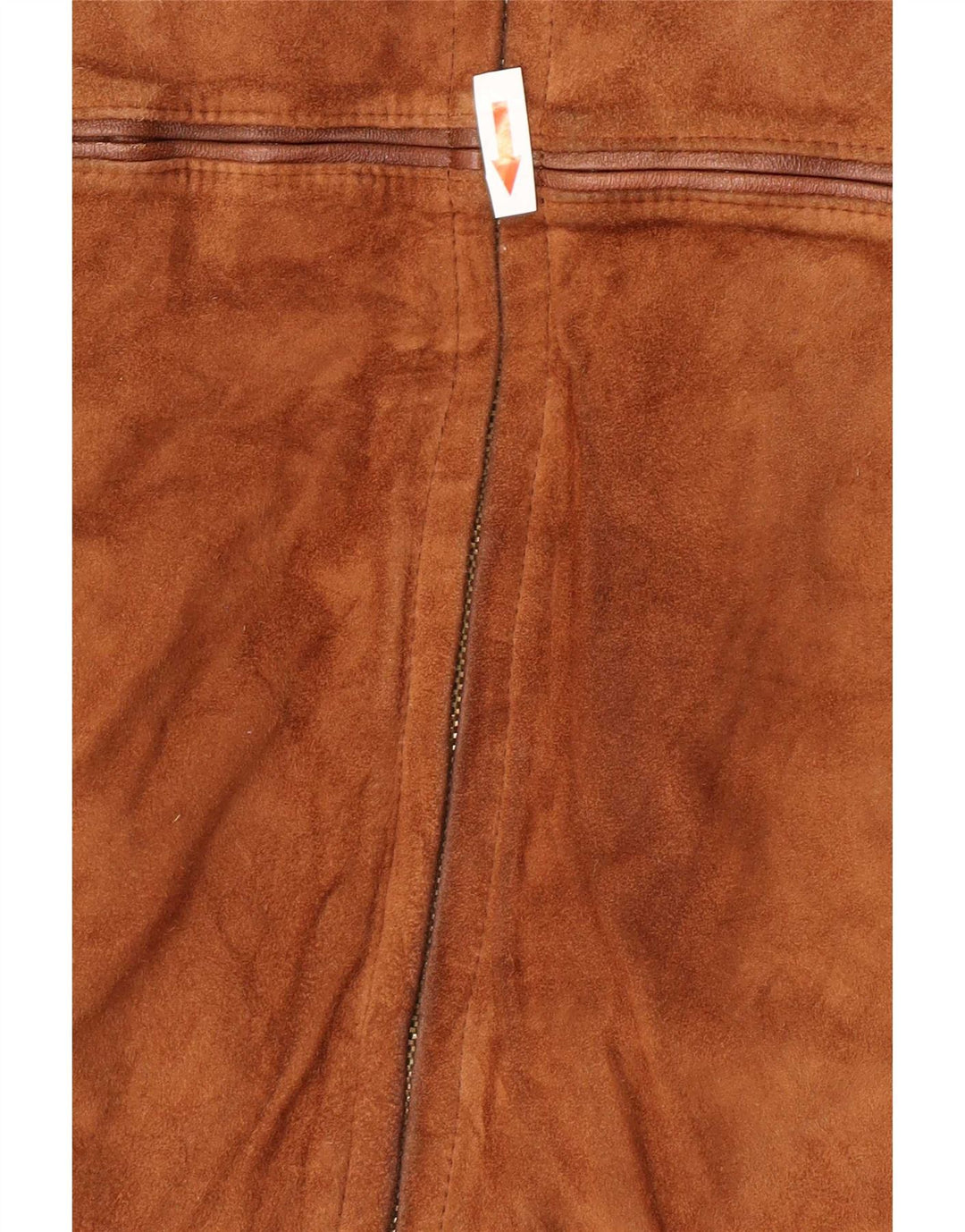 NINO Chaqueta bomber de ante para hombre UK 38 Cuero marrón medio
