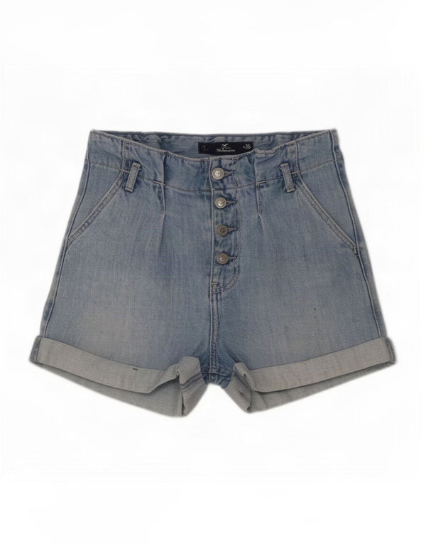 Hollister Pantalones cortos de mezclilla para mujer US 4 Small W26 Algodón azul