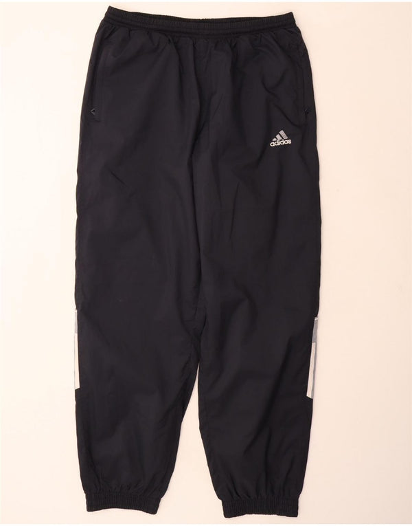 ADIDAS Pantalones de chándal para hombre Joggers UK 48/50 XL Negro Poliéster