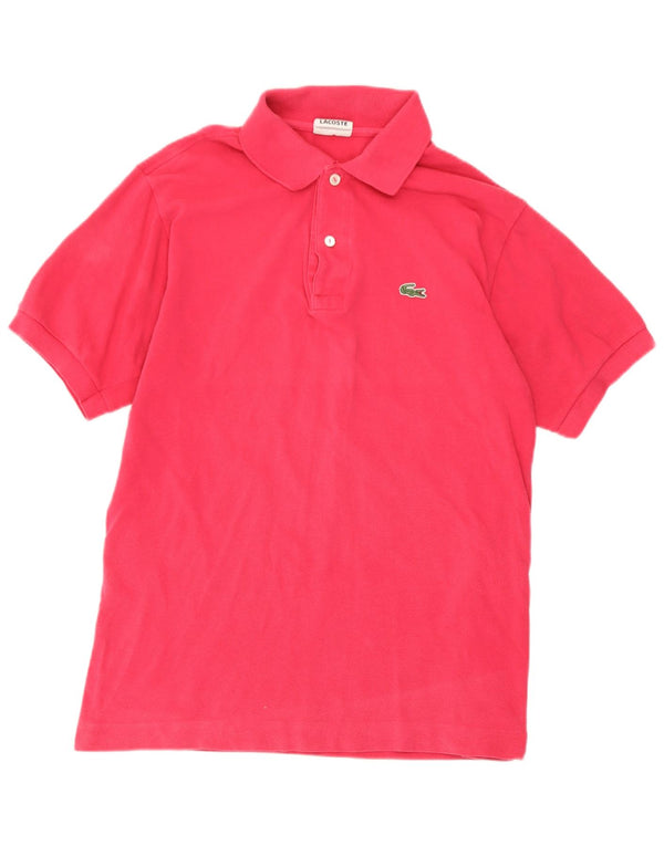Polo Lacoste para hombre talla 3 pequeño algodón rosa