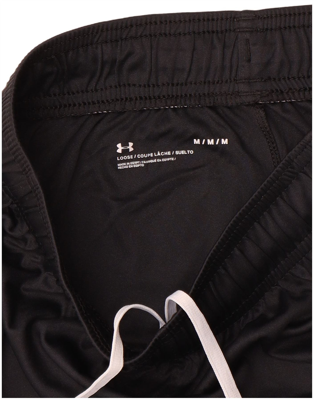 Under Armour Pantalones cortos deportivos para hombre mediano negro