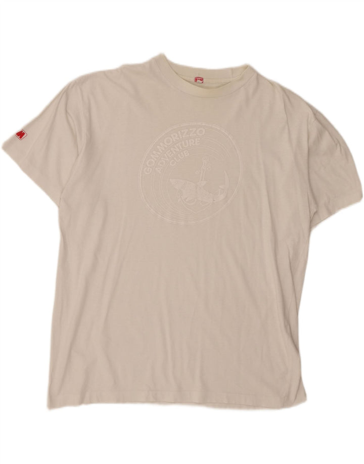 SLAM Camiseta gráfica para hombre Top 2XL Blanco