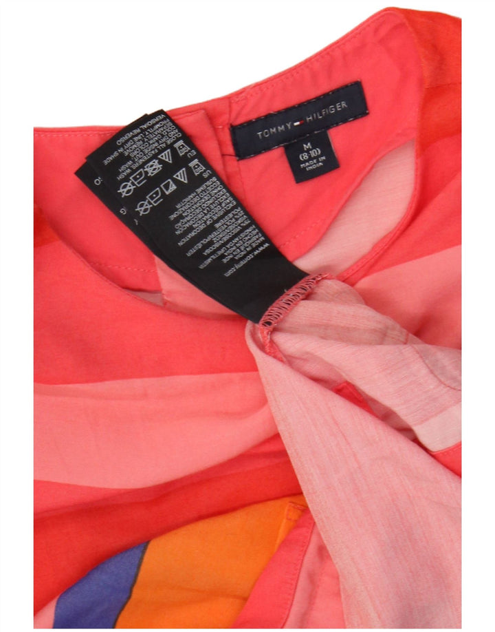 TOMMY HILFIGER Blusa para niña 8-9 años Viscosa de rayas roja mediana