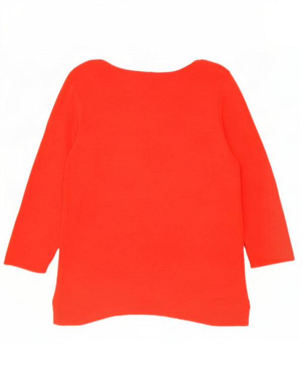 Hobbs Top Mujer Manga 3/4 UK 44 Viscosa Roja Grande