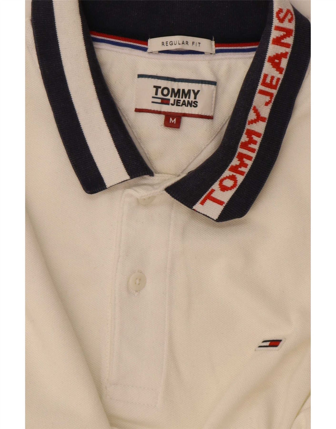 Tommy Hilfiger Polo De Rugby De Ajuste Regular Con Gráfico Para Hombre Blanco Mediano