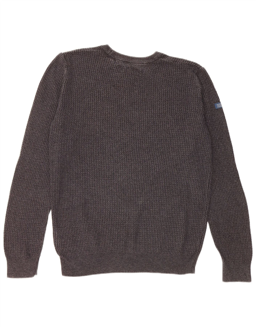 Superdry Jersey De Cuello Redondo Para Hombre De Algodón Gris Medio