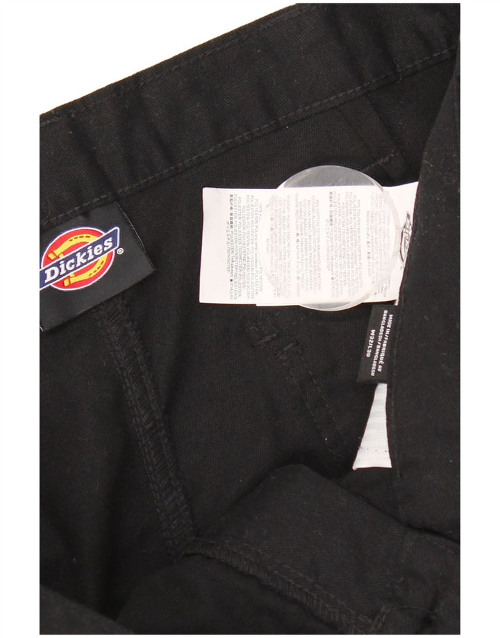 Dickies Pantalones cargo rectos para hombre W32 L30 Poliéster negro