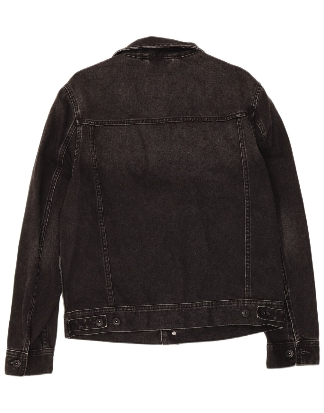 Marks & Spencer Chaqueta vaquera para hombre UK 38 Mediana Algodón negro
