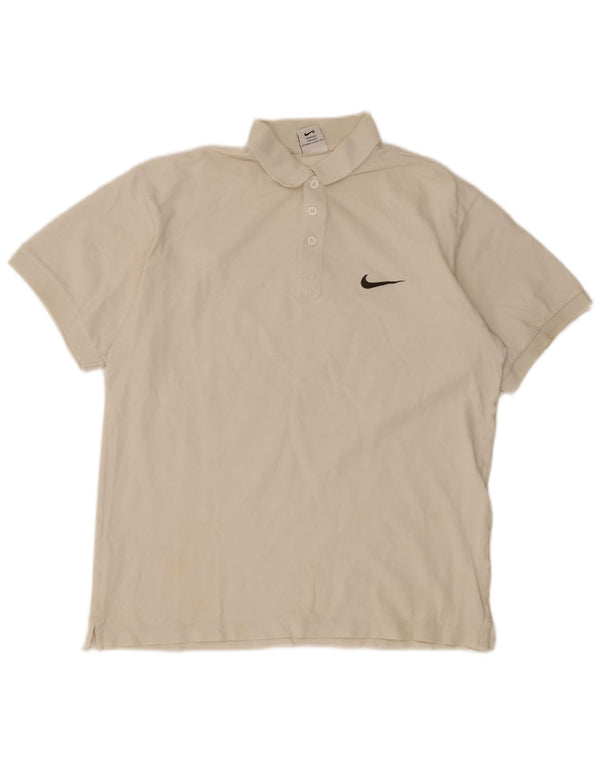 Polo Nike Hombre UK 39/41 Medium Blanco
