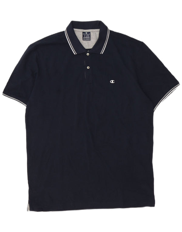 Champion Polo para hombre 2XL Algodón azul marino