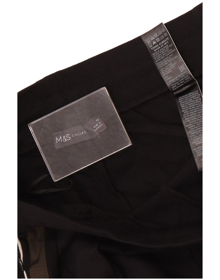 Marks & Spencer Pantalones de chándal para mujer UK 42 Medium Black Colorblock