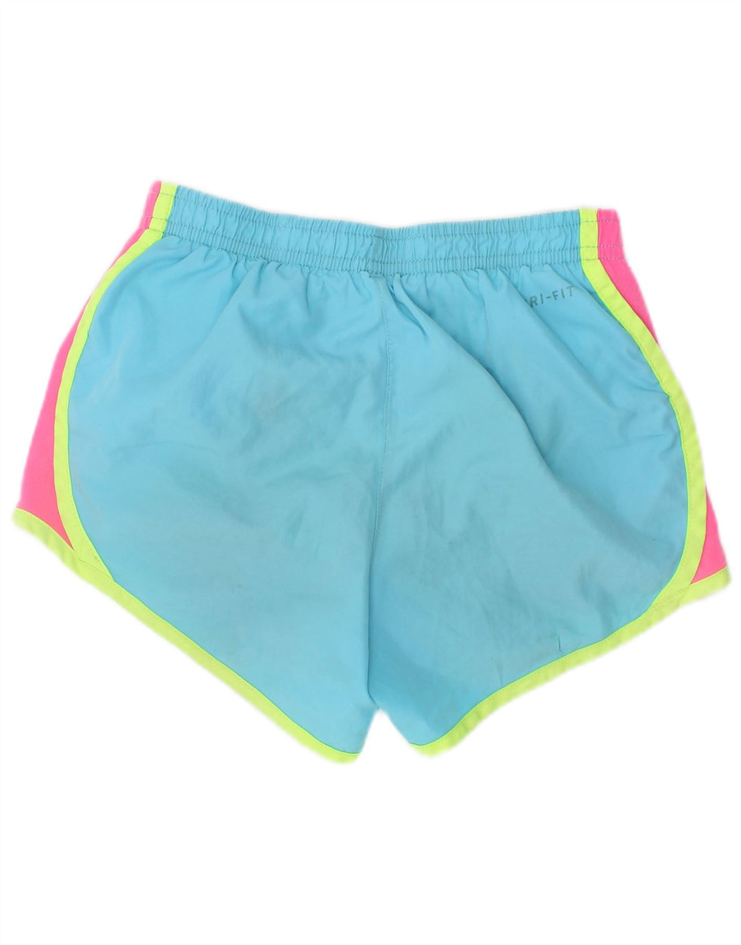 Nike Pantalones cortos deportivos para niña 5-6 años Azul medio Poliéster color block