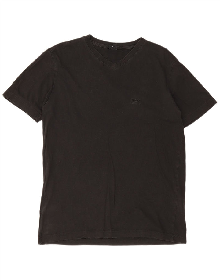 Camiseta HUGO BOSS Hombre Top Small Negro Algodón